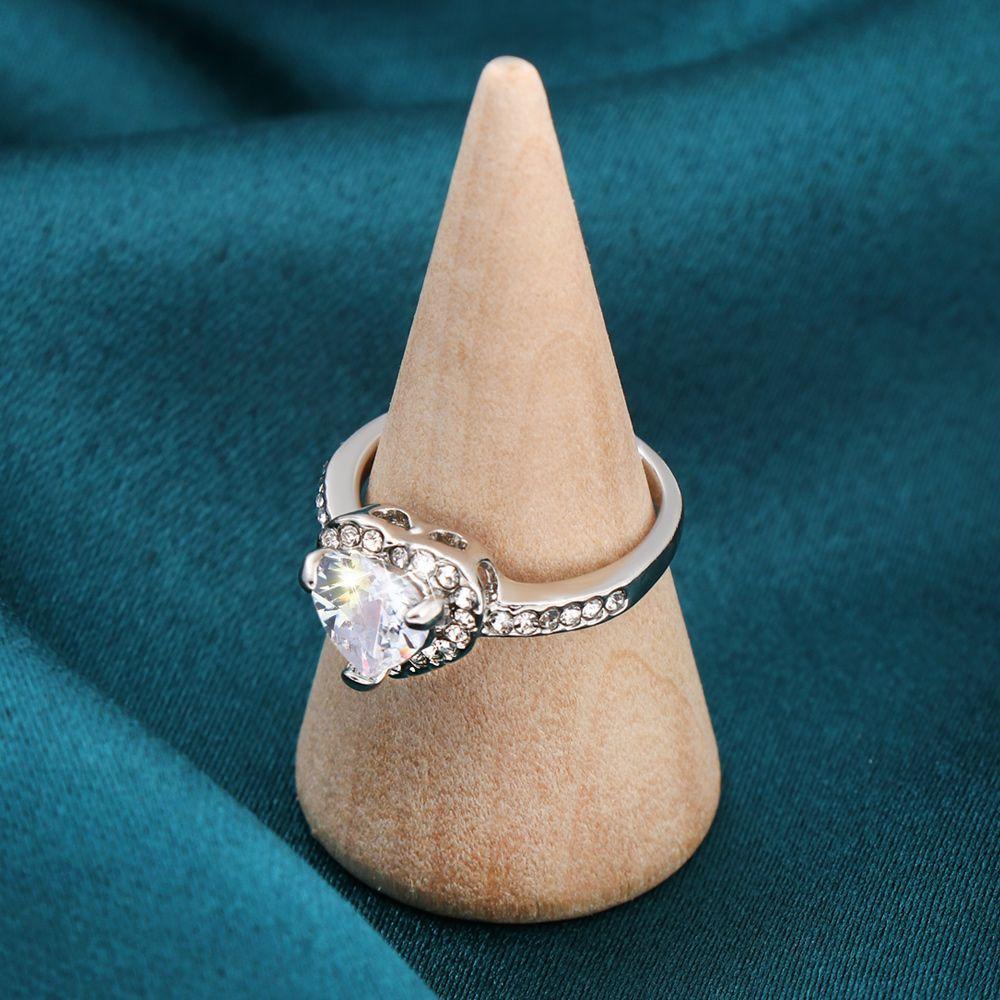 Nhẫn Nữ Đính Đá Tròn Thời Trang|Áo Kiểu Cổ Điển Thiết Kế Trẻ Trung Cá Tính