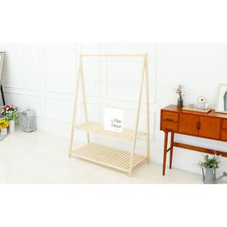 Kệ treo quần áo chữ a han decor - giá treo 2 tầng