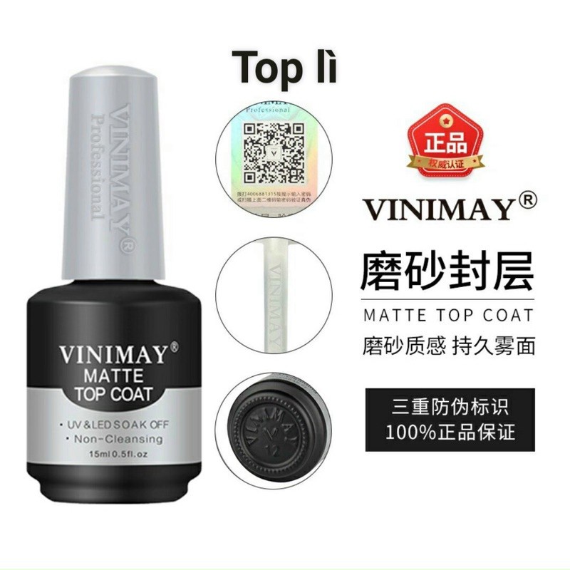 Top lì Vinimay 15ml hàng chính hãng