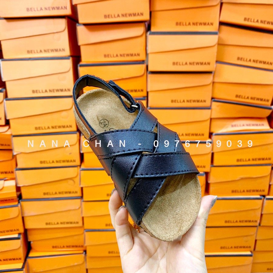 [G034] - Dép sandal cho bé size 24-32, dép bé trai đế mềm quai chéo