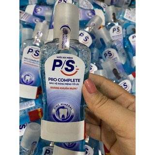 (Hàng khuyến mãi 130ml) Nước súc miệng P/S Pro Complete