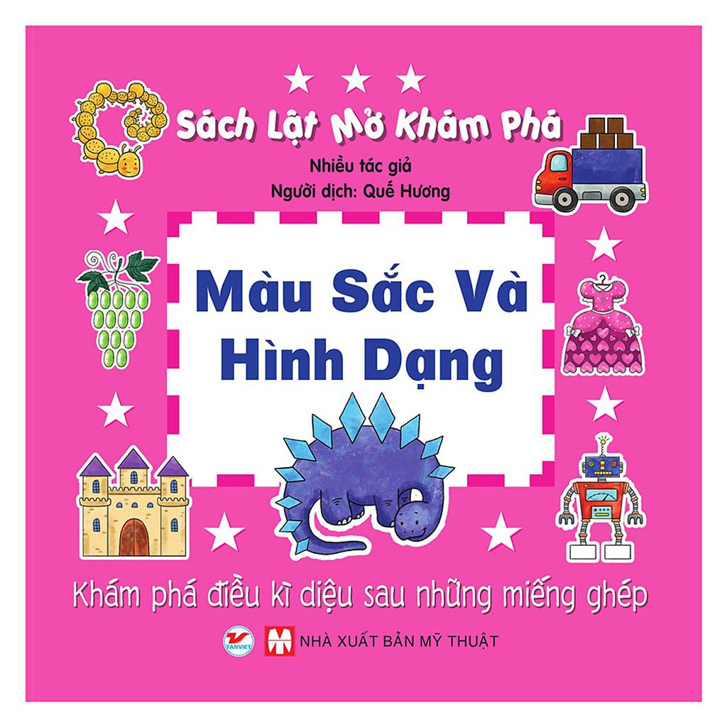 Sách - Sách lật mở khám phá - Màu sắc và hình dạng