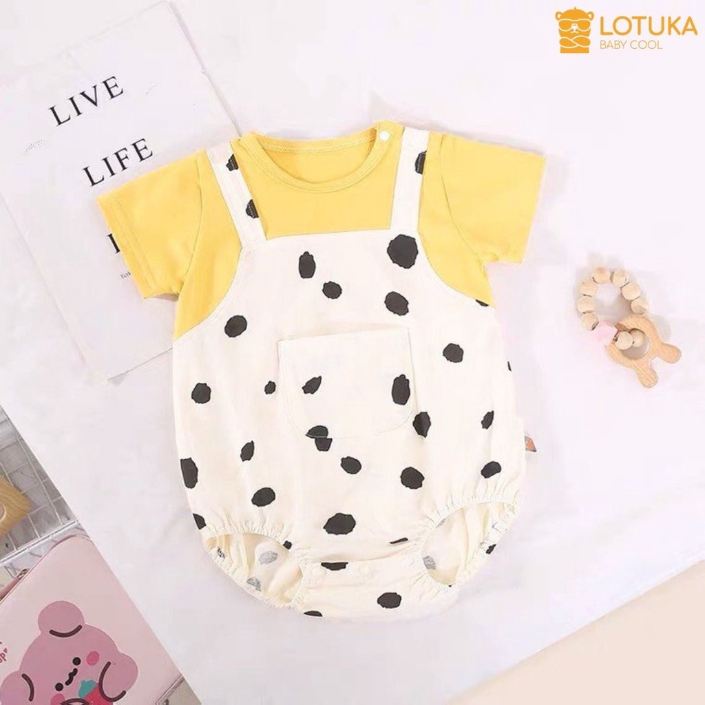 Bodysuit cho bé hình yếm dễ thương, bộ body đùi bé trai bé gái, mẫu quần áo sơ sinh từ 3-12kg