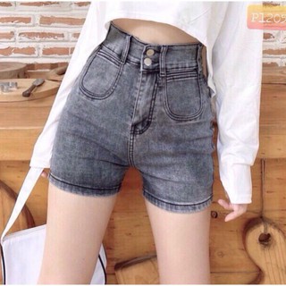Quần short jean lưng cao bigsize 60_90kg