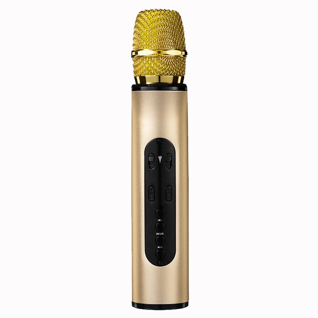 Micro Karaoke Bluetooth kèm loa cao cấp MD390 hát điện thoại máy tính bảng, pin sạc Hàng Chính Hãng