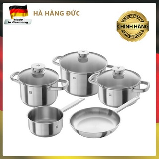 Bộ nồi Zwilling Joy 5 món, vung kính
