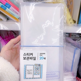 Sổ lưu trữ stickers Daiso Hàn | Tiny Strawee