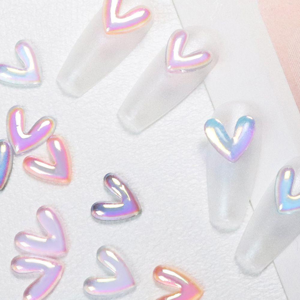 XIANTIN Phụ Kiện Trang Trí Móng Tay Hình Trái Tim Dễ Thương