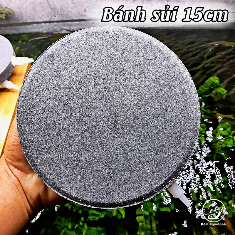 Bánh Sủi Oxy - Đĩa Sủi Xám - Sủi Oxy Dạng Dẹp Cho Bể Cá Cảnh | Phụ kiện thuỷ sinh Nấm Aquatools
