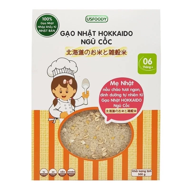 Gạo Nhật Hokkaido cho bé ăn dặm, 3 vị thơm ngon dinh dưỡng