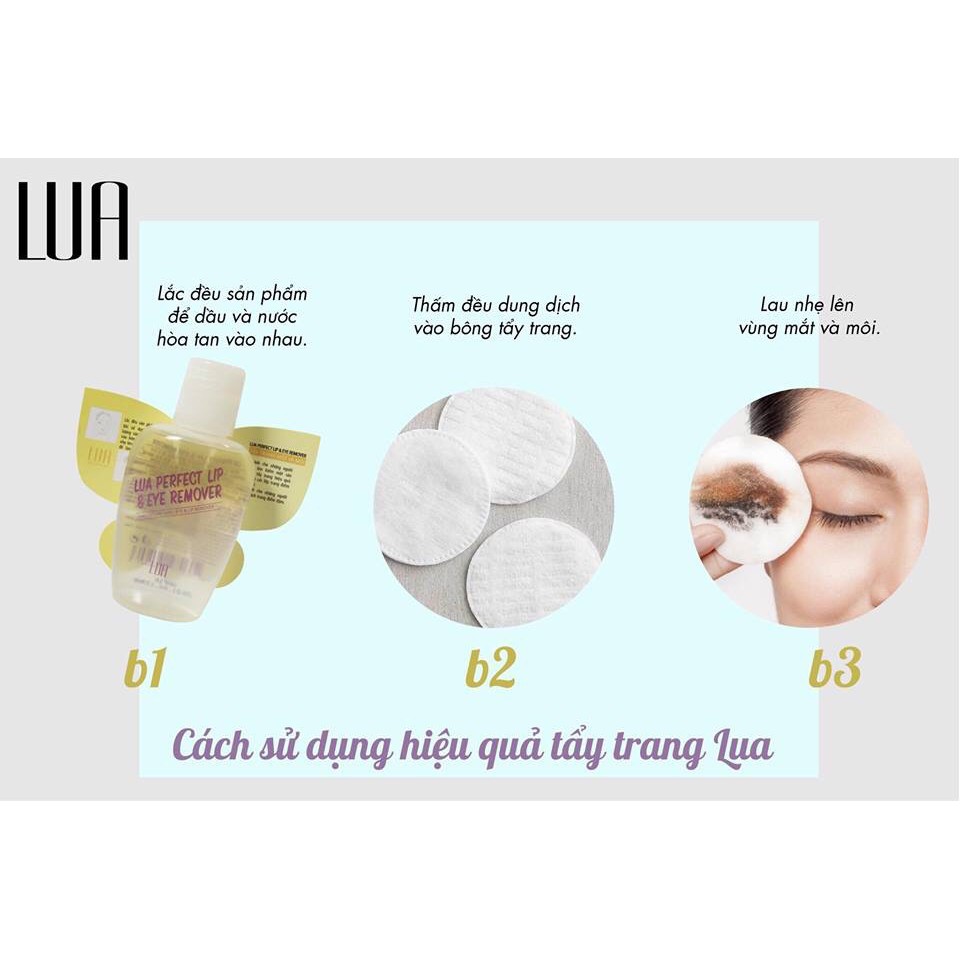 Tẩy Trang Mắt Môi LUA - LUA PerFect Lip Eye Remover