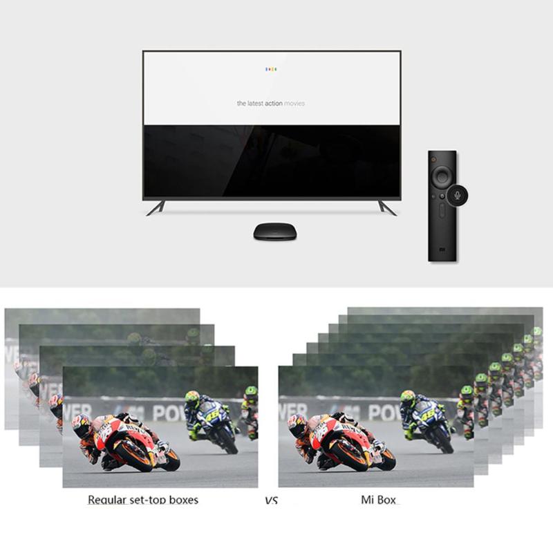 Hộp Tv Xiaomi 4c Box Tv 4k Hdr Android 6 Amlogic Cortex-A53 Lõi Tứ 64bit 1g 8g 2.4ghz