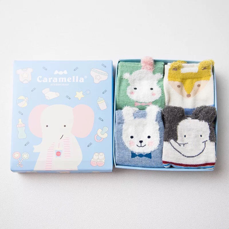 Tất hộp Caramella size XL