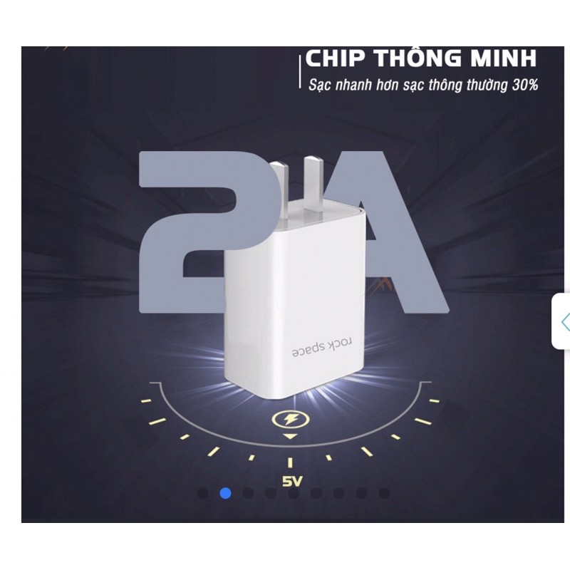 Củ sạc 2A dành cho Iphone, samsung T6plus chính hãng - bảo hành 12 tháng
