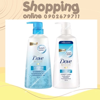 Dầu gội-dầu xả Dove 480ml