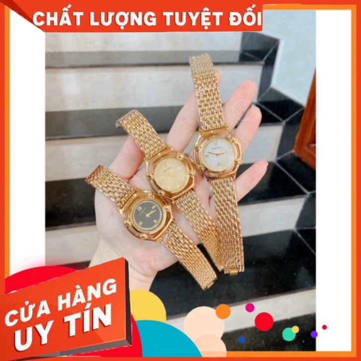 Đồng hồ nữ VERSACE dây kim loại thiết kế tinh tế hợp gu thời trang giới trẻ, chống nước,có thẻ bảo hành tuyển sỉ lẻ