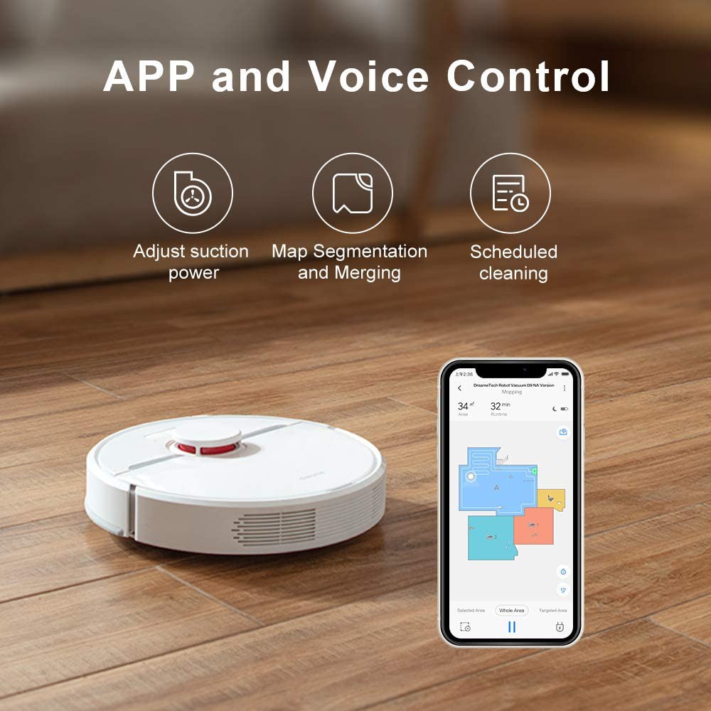 [Bảo hành 1 năm] Robot hút bụi, lau nhà Xiaomi Dreame D9 /D9 Pro/D9 Max chính hãng, bản quốc tế,  App Mi Home