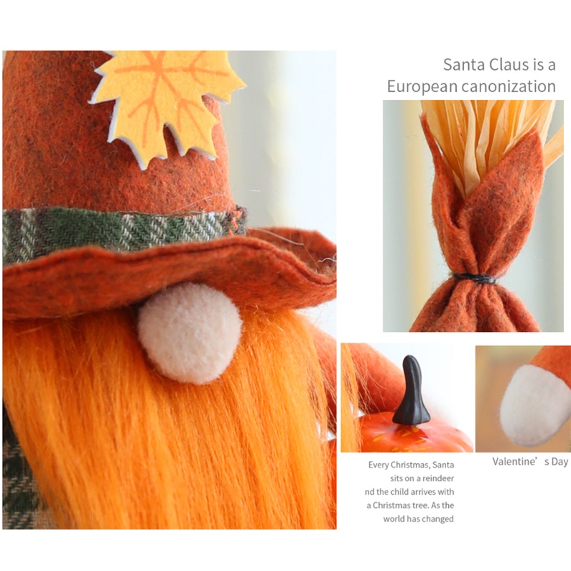 Phụ Kiện Trang Trí Nhà Cửa Lễ Hội Gnome Handmade Hình Chú Lùn Dễ Thương 2 S