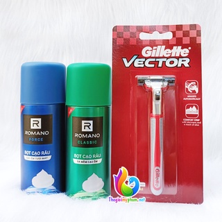 Bọt Cạo Râu Romano 175ml/Dao Cạo Râu Gillette