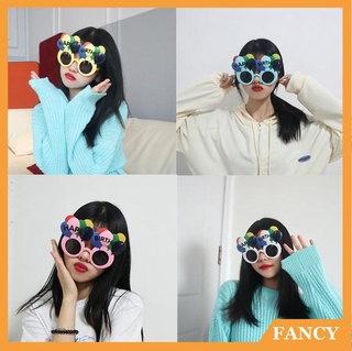 Kính mắt dùng hóa trang in họa tiết bong bóng dùng cho tiệc và lễ hội