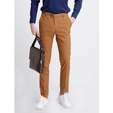 Quần âu nam ống côn Hàn Quốc chất vải tuyết hàn, Quần tây nam co giãn