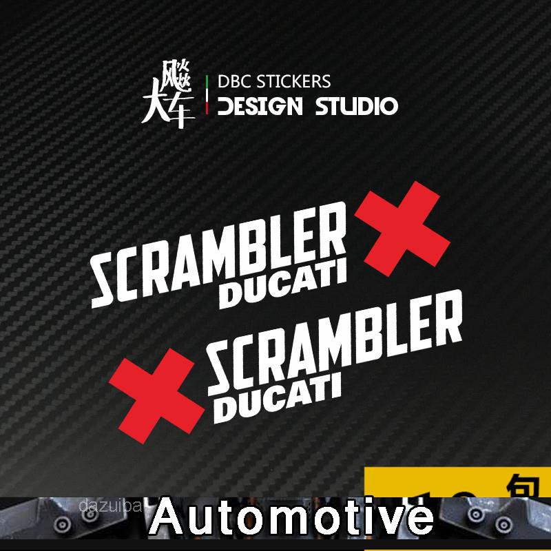 Miếng Dán Phản Quang Chống Thấm Nước Trang Trí Xe Mô Tô Ducati Scrambler Ducati 13