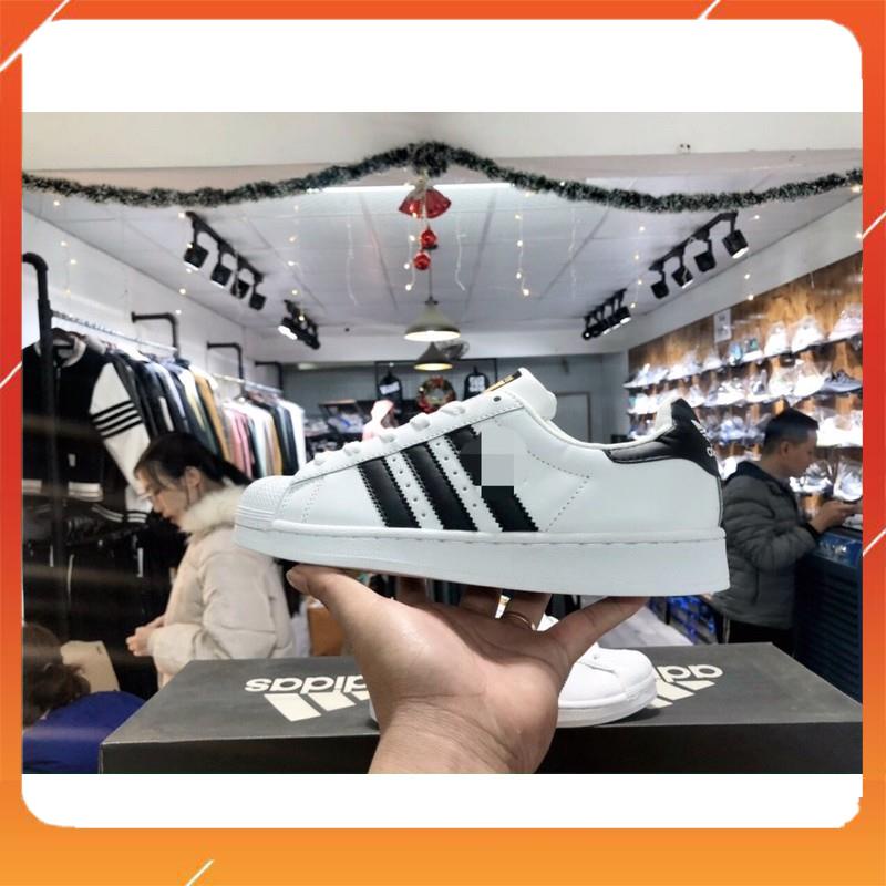 (⚡️Zep một một⚡️Tặng ful bok+tất+quà⚡️) Giày thể thao,sneakers nam nữ trắng Sò cao cấp dễ phối đồ G916