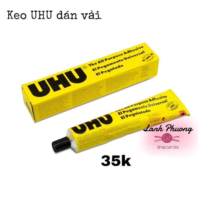 Keo uhu dán vải