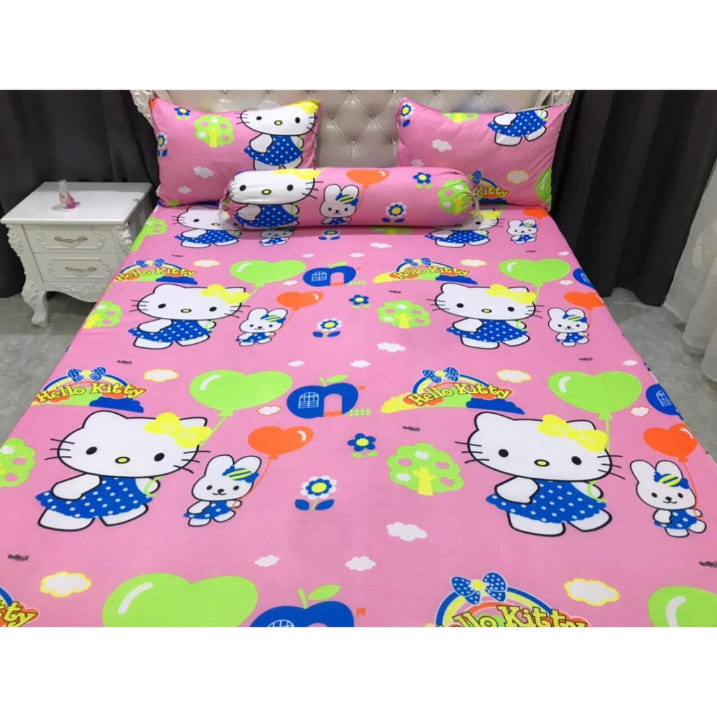 DRAP THUN HÀN QUỐC MẪU HELLO KITTY MỚI