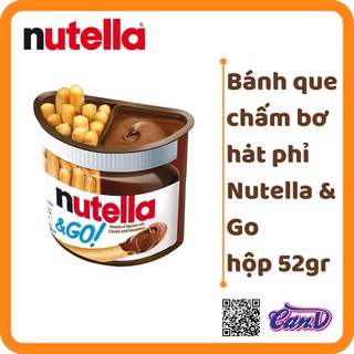Bánh que chấm bơ hạt phỉ Nutella & Go hộp 52gr