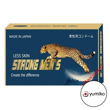 [Made In Japan] Bao Cao Su STRONG MEN LESS SKIN - Kéo Dài Cuộc Yêu - Hộp 12c