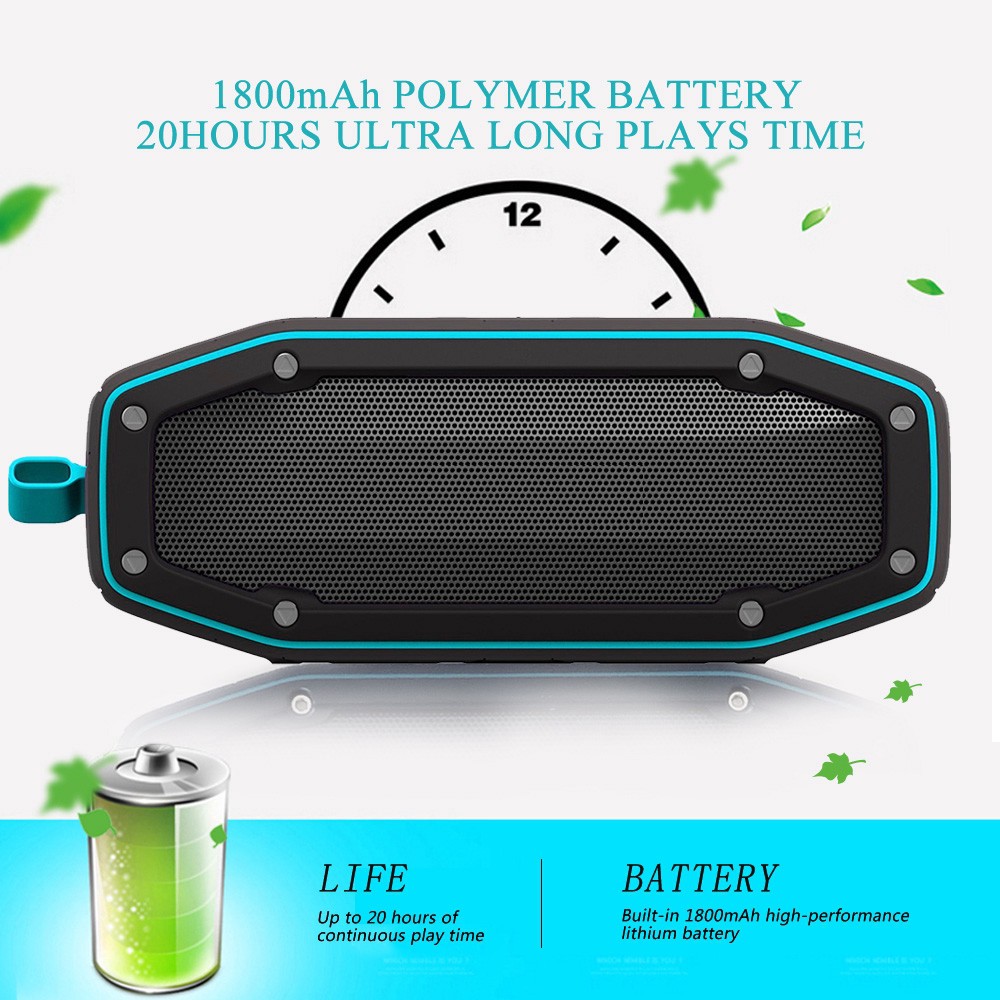 Loa Bluetooth Không Dây Âm Thanh Siêu Trầm Chống Nước 10w