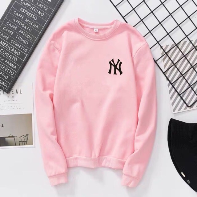 Áo sweater nam nữ N.Y có bigsize vải nỉ bông dày mịn cấp