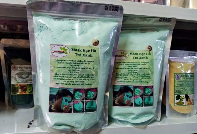 1kg dẻo bạc hà handmade giảm mụn thâm/làm dịu da