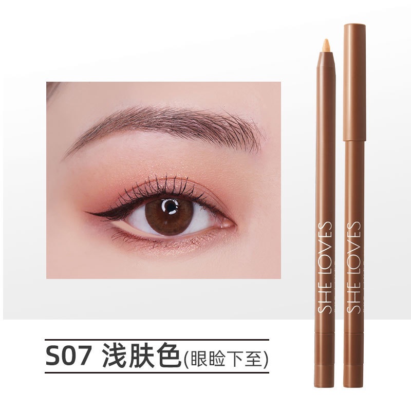 Bút Kẻ Mắt Dạng Gel Mềm Mịn Chống Nước Lâu Trôi 12 Màu Tùy Chọn