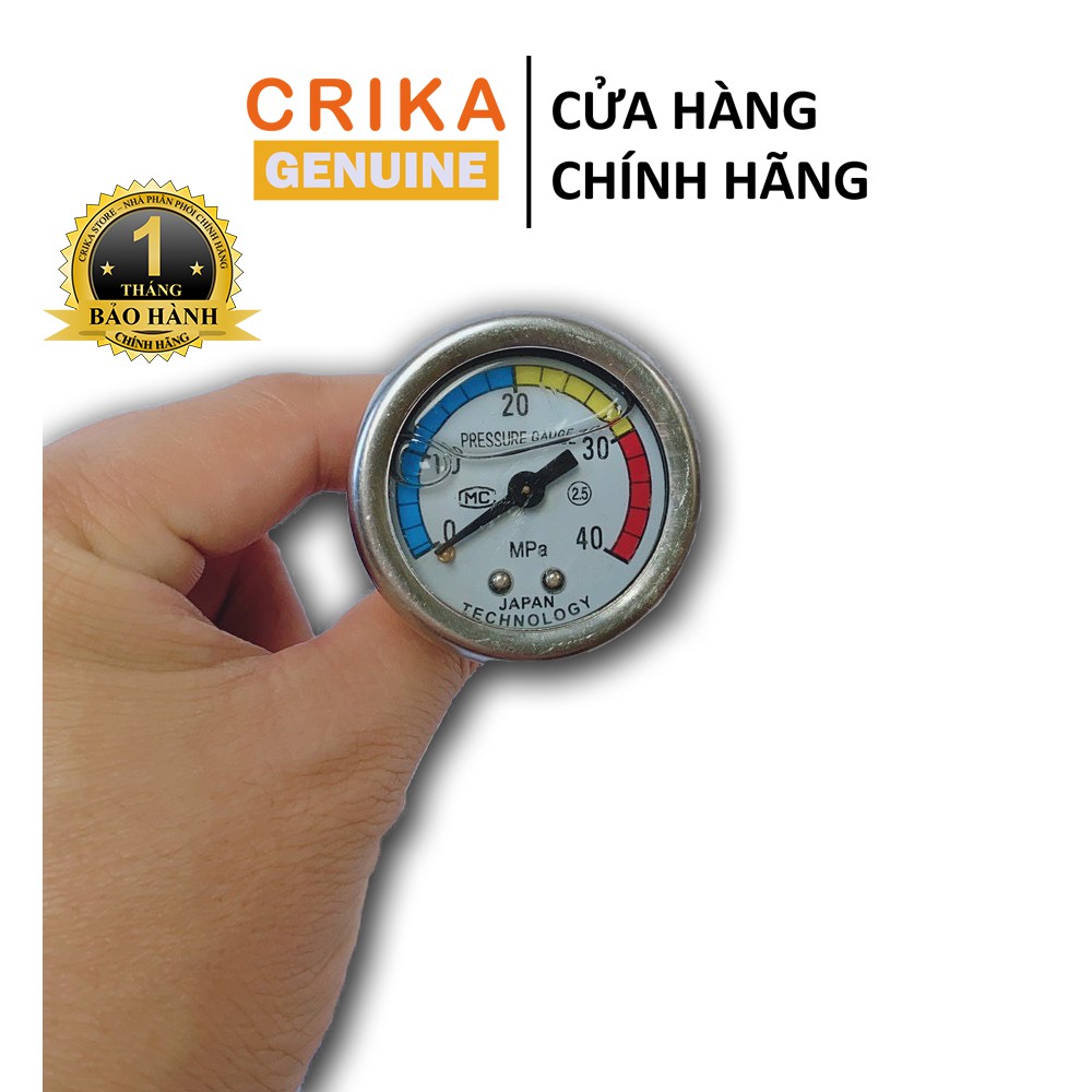 [Mã LT50 giảm 50k đơn 250k] Đồng hồ áp lực máy rửa xe - dùng cho máy crika 2000w - hàng chính hãng ( có bảo hành)