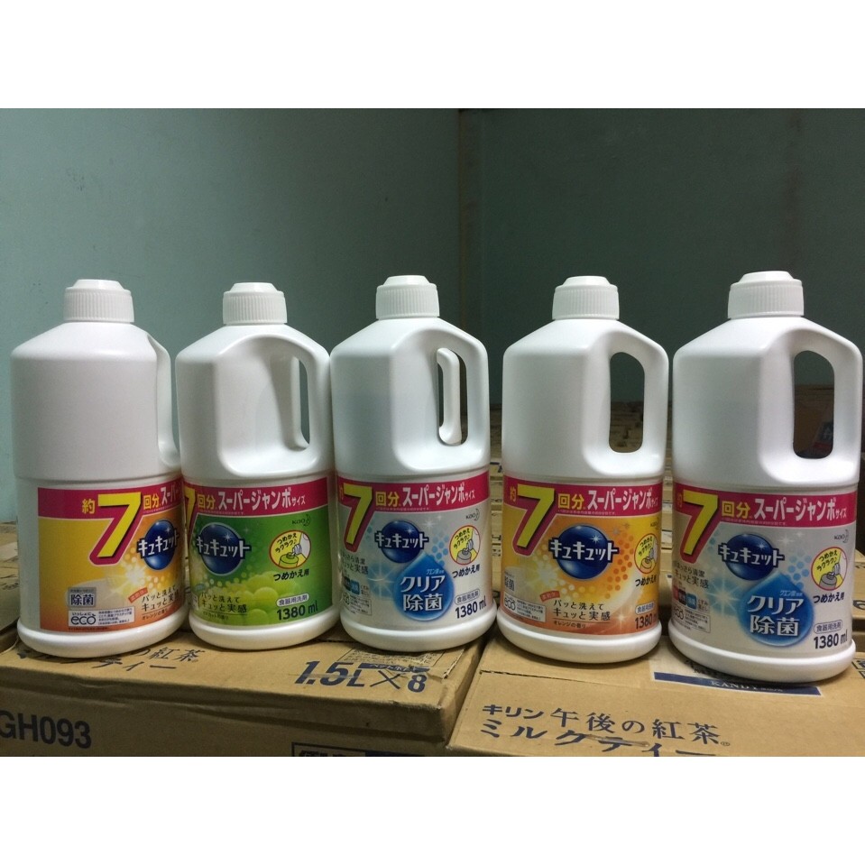 Nước rửa bát Kao 1380ml Nhật