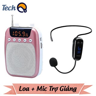 Mic + Loa trợ giảng chuyên nghiệp + 2 Mic .