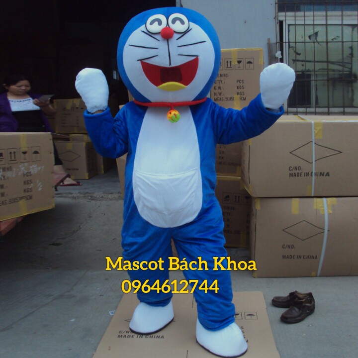 Mascot Doraemon - Doremi tặng kèm túi thơm - trang phục hóa trang