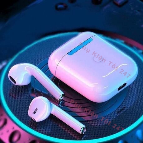 Tai nghe bluetooth i12 không dây TWS 5.0 Bản Quốc Tế có mic, học zoom phù hợp các dòng ĐT và PC
