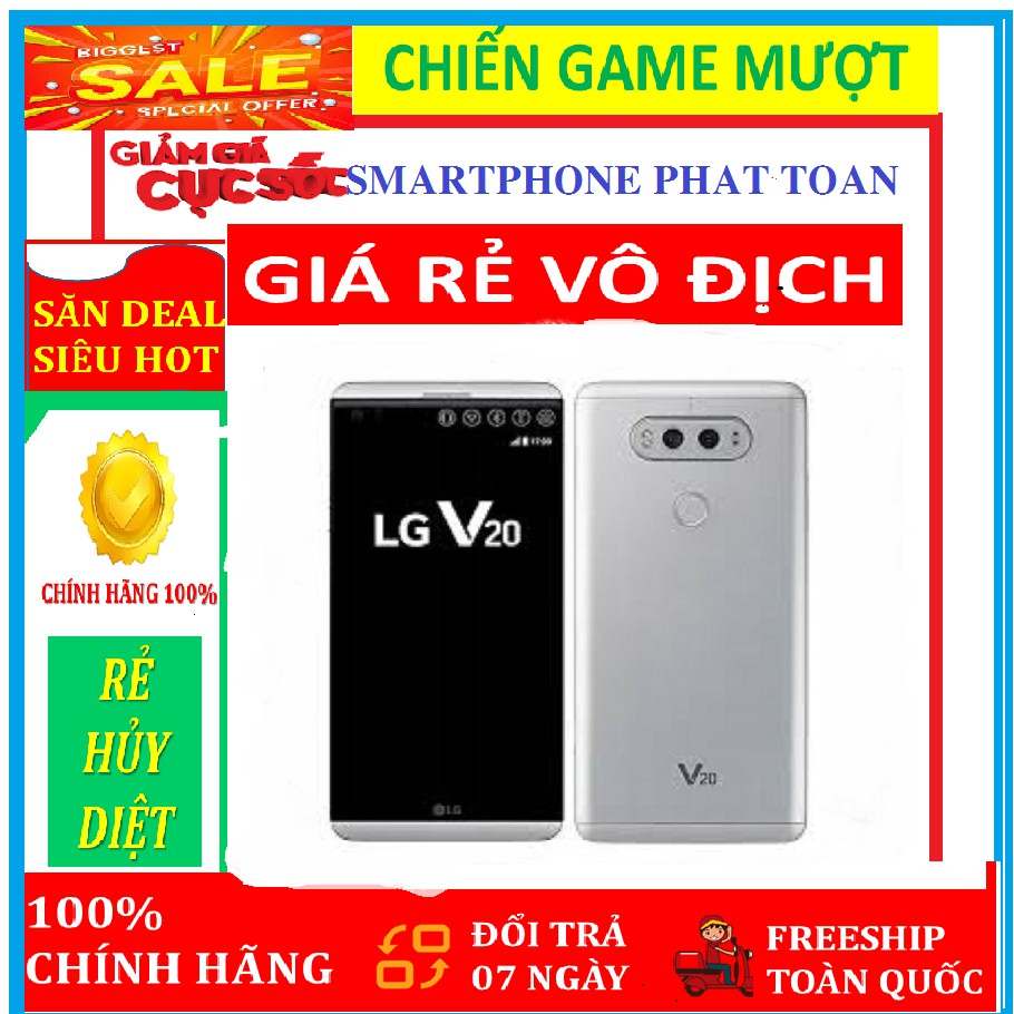 [RẺ HỦY DIỆT] điện thoại __ LG V20 ram 4G/64G mới CHÍNH HÃNG - bảo hành 12 tháng