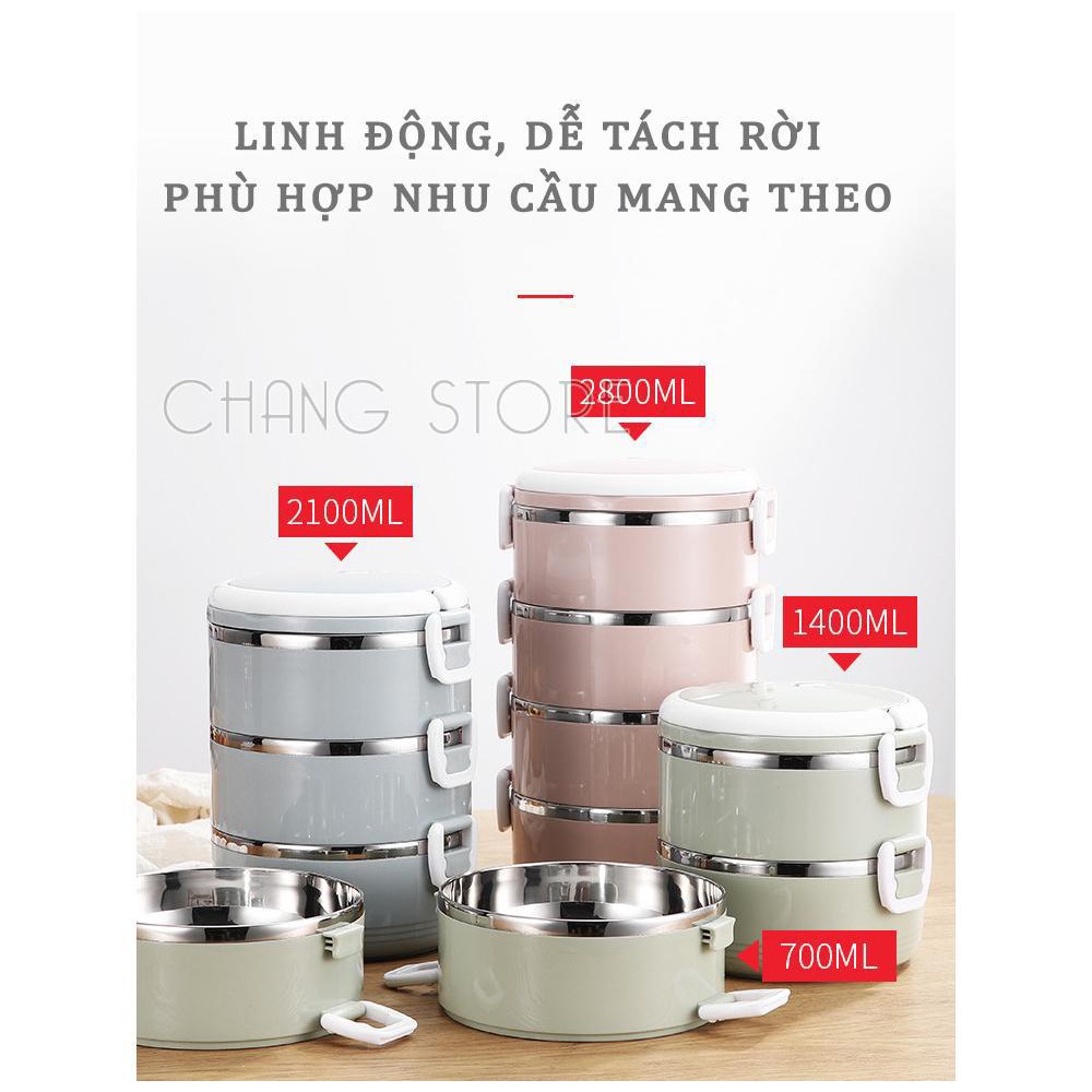 Cặp Lồng Lúa Mạch 4 Tầng Giữ Nhiệt Cao Cấp Tiện Dụng