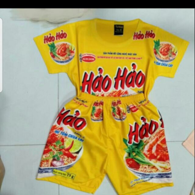 Áo mỳ tôm hảo hảo vàng chất đẹp