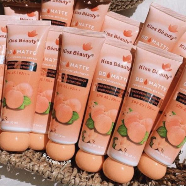 Kem Nền Che Khuyết Điểm Chống Nắng SPF 45/PA+++ Kiss Beauty Pore BB Matte