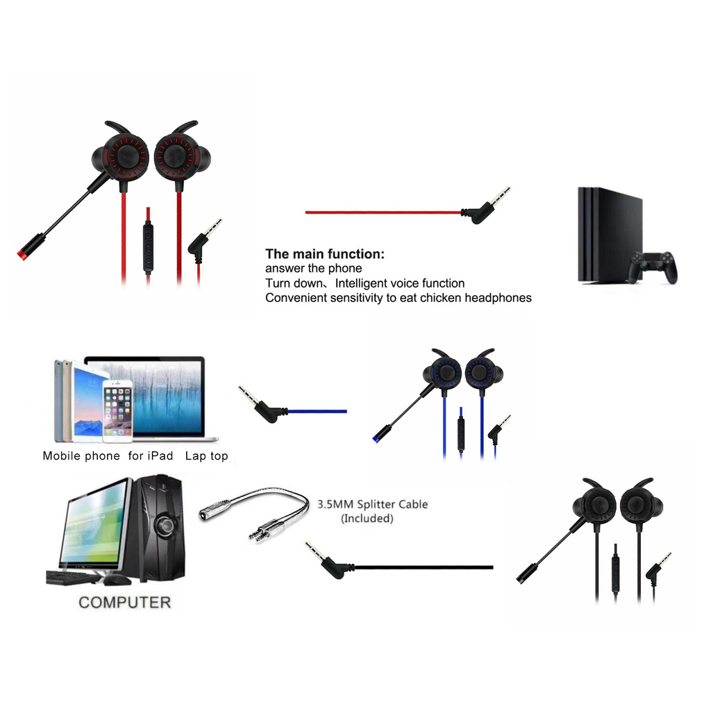Tai Nghe Chụp Tai Ms Gm-D1 Jack 3.5mm Có Micro Tiện Dụng | BigBuy360 - bigbuy360.vn