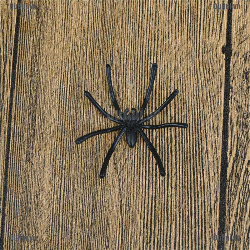 Bộ Nhện Nhựa Trắng / Đen Độc Đáo Trang Trí Halloween