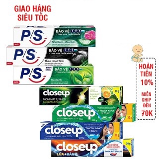 Kem đánh răng closeup dừa than hoạt tính 30g