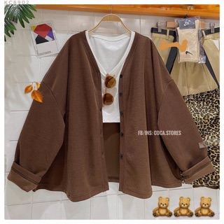 [KC8902] 🍂🧸 Áo khoác cardigan ulzzang 3 màu (Có sẵn/ảnh thật)