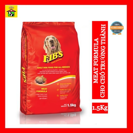 [1.5kg💯] Thức Ăn Cho Chó Mèo Trưởng Thành Ganador Fib's Adult Meat Formula (Vị Thịt Hấp Dẫn) 1.5kg