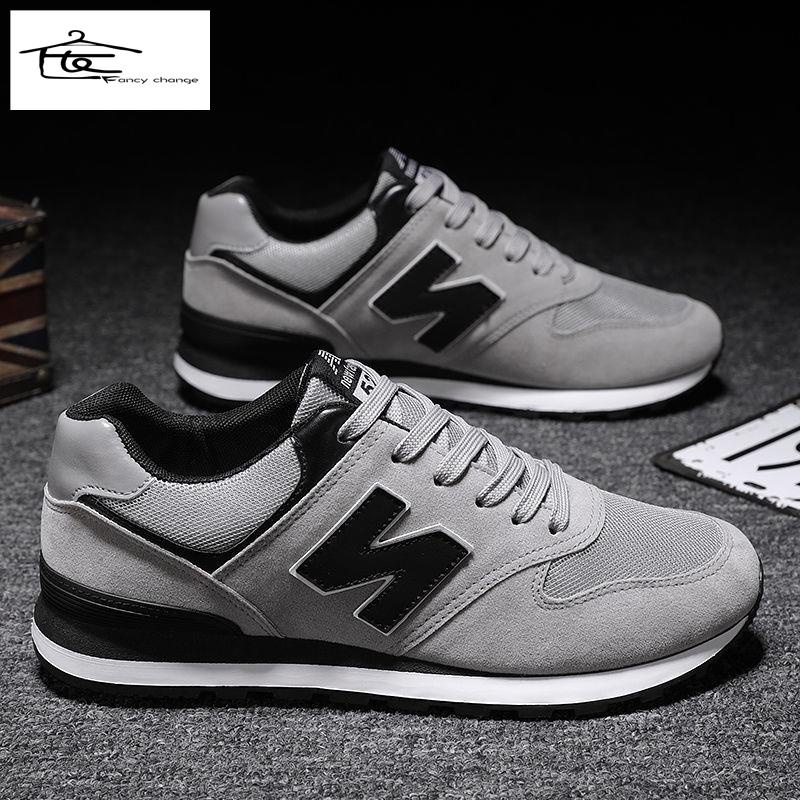 Hàng Có Sẵn Bán Chạy~Giày Thể Thao Chạy Bộ Hình Chữ N Thoáng Khí Khử Mùi Phong Cách Hàn Quốc Phù Hợp Với Mùa Xuân Và Mùa Thu